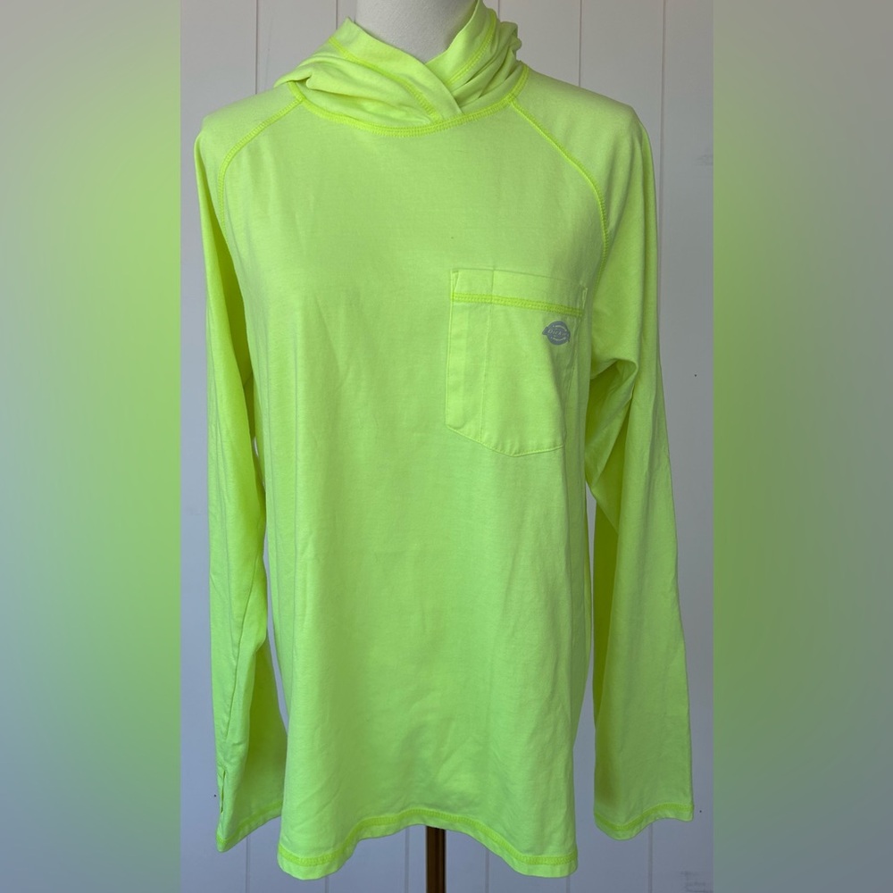 Dickies Women’s Performance Cooling Temp-IQ Hooded Sun Shirt Size Medium